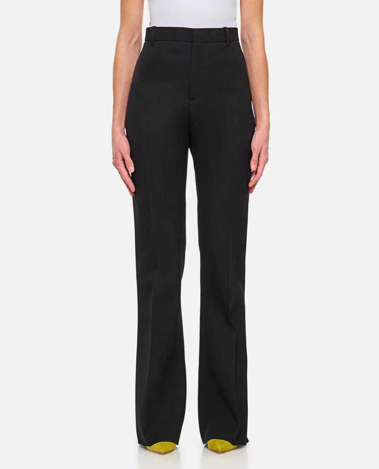 Bottega Veneta Sartorial Wool Twill Flared Pants 1