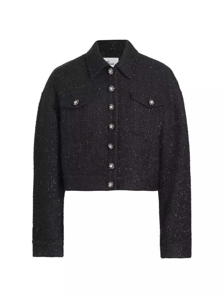 Self Portrait Bouclé Oversized Jacket 1