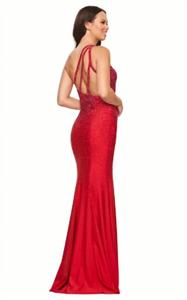 Faviana Faviana - One shoulder Hot Stone Gown 3