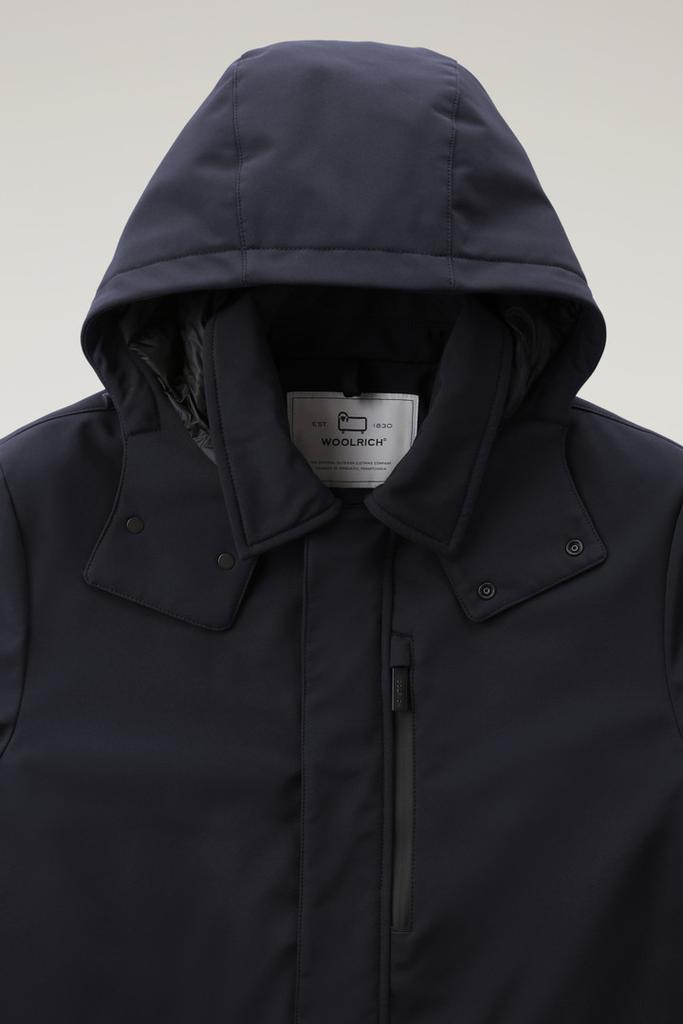 Woolrich Barrow Mac Softshell Coat - Men - Black