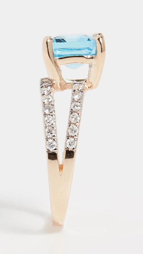 MATEO 14k   Blue Topaz Point of Focus Ring 2