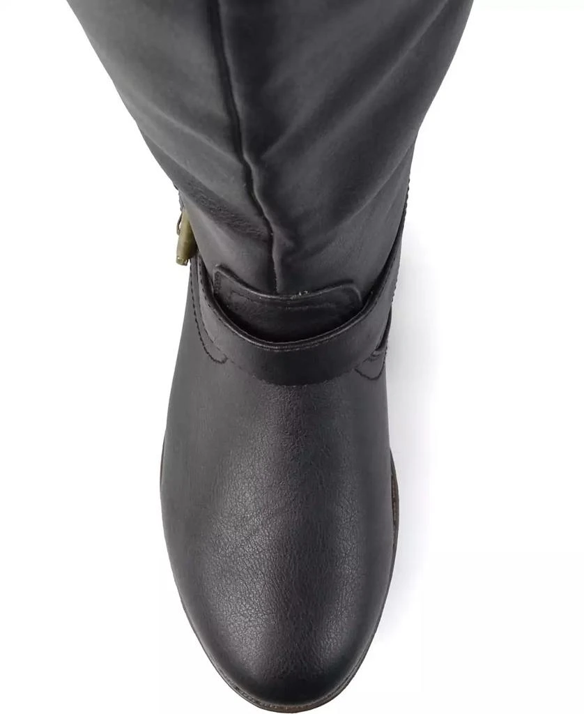 Journee Collection Women's Spokane Wide Calf Knee High Riding Boots 7