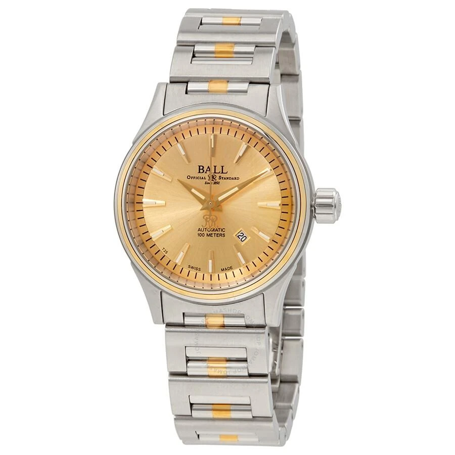 Ball Fireman Automatic Stainless Steel with 18kt Yellow Gold Ladies Watch NL2110C-2T-SJ-GO 1