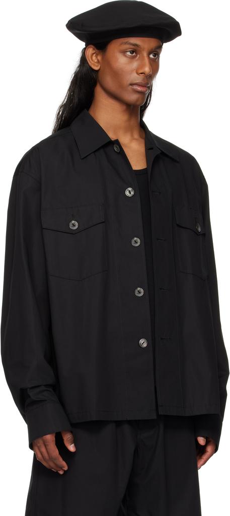 TAKAHIROMIYASHITA TheSoloist. Black Smokey Type 01 Overshirt