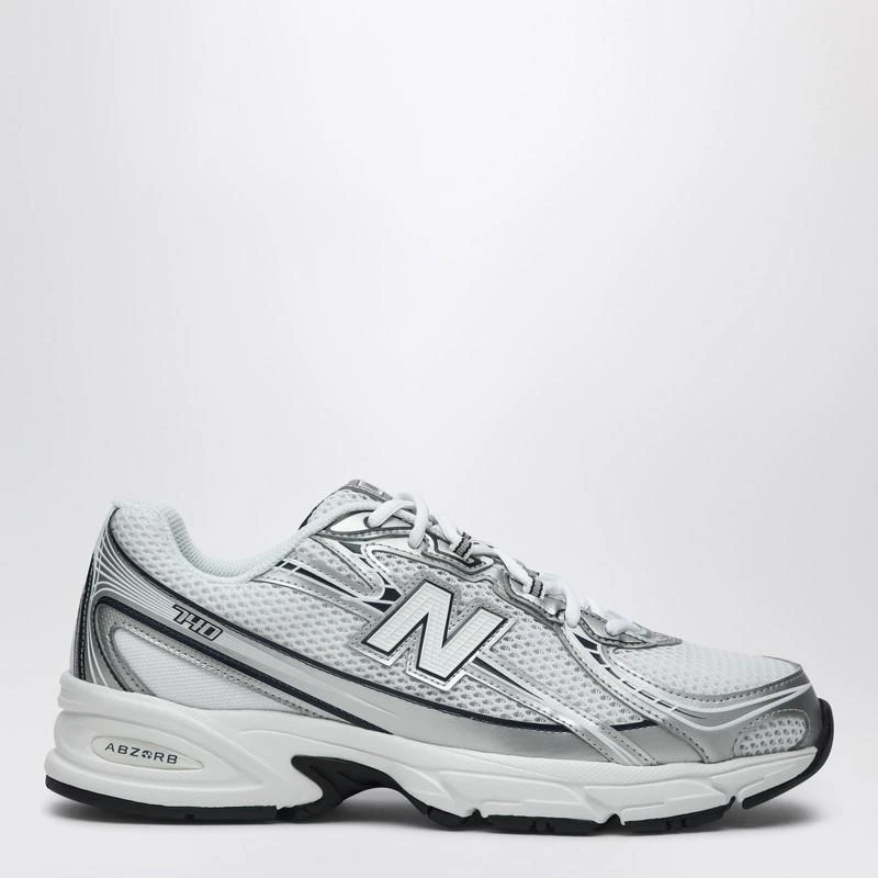 New Balance Sneaker 740 white/silver/navy blue 1