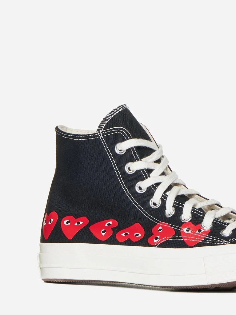 Comme des Garçons Play X Converse Canvas High-top Sneakers 4