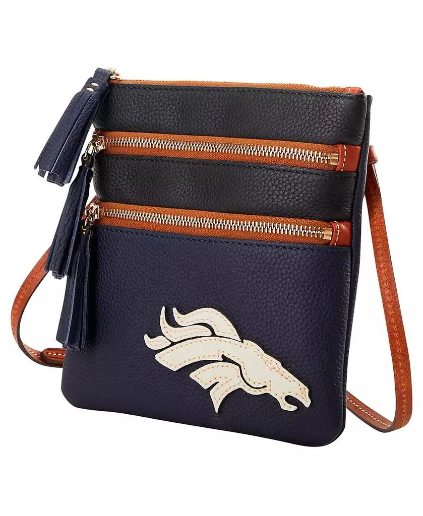 Dooney & Bourke Denver Broncos Infield Triple Zip Crossbody Purse 2