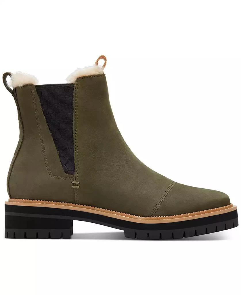 TOMS Women's Dakota Cozy Water-Resistant Chelsea Lug Booties 2