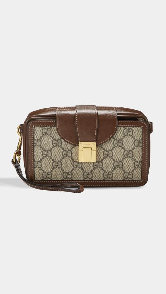 What Goes Around Comes Around Gucci Coated Canvas Bag 1