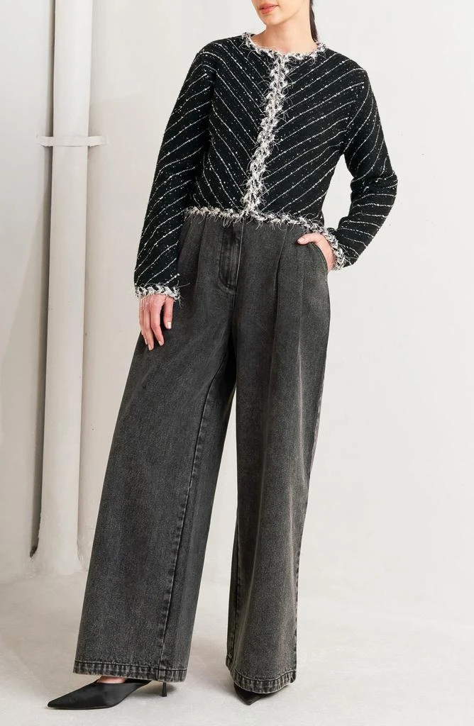 FREEMARKET Crop Knit Jacket 9