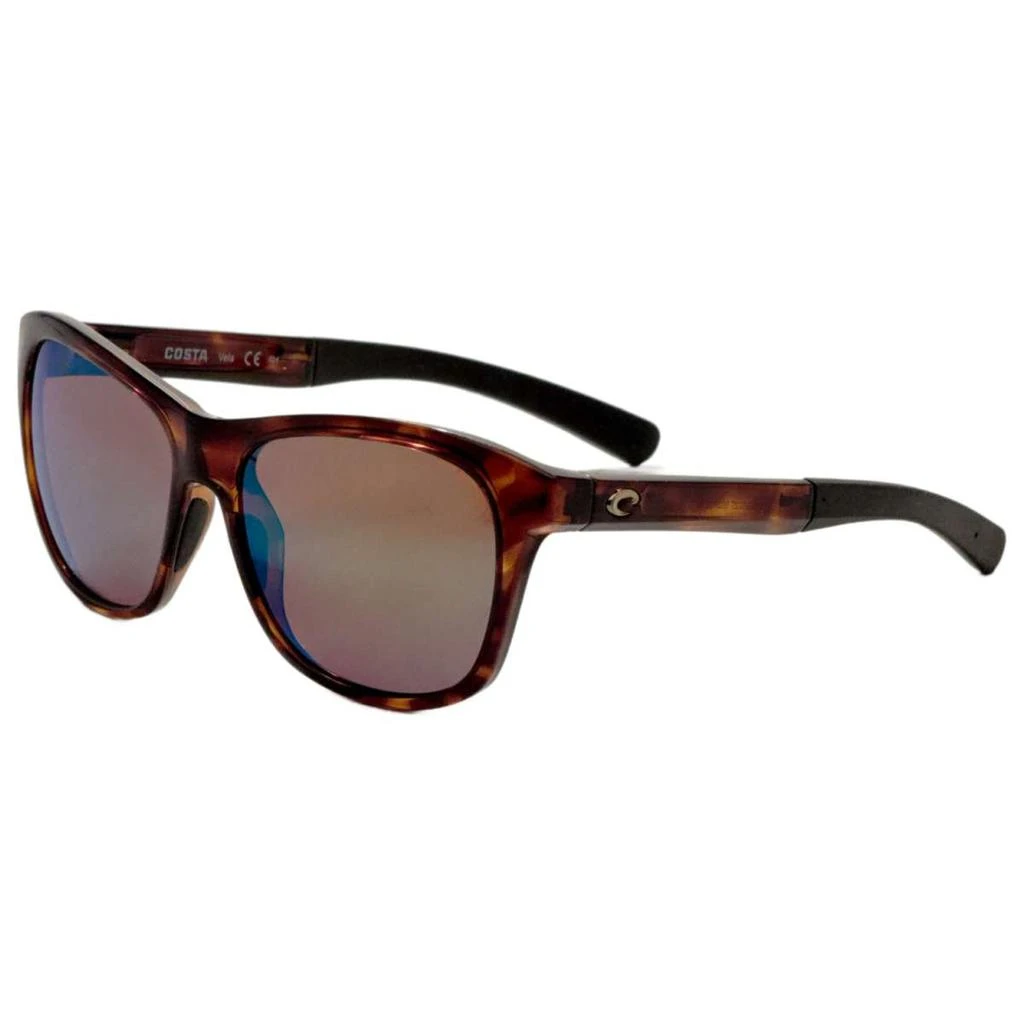 Costa Del Mar Costa del Mar Vela Men's Brown Square Polarized Sunglasses 1
