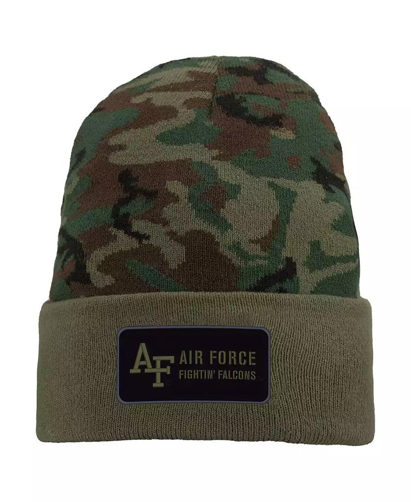 NIKE Men's Camo Air Force Falcons Military-Inspired Pack Cuffed Knit Hat