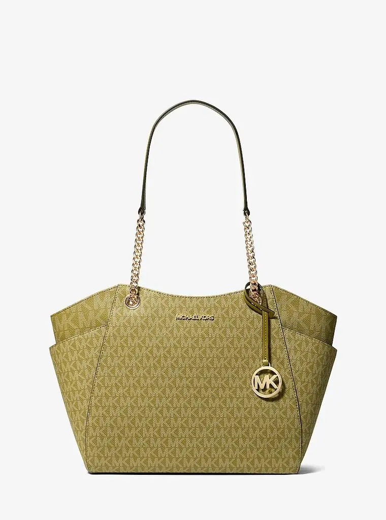Michael Kors Jet Set Large Signature Logo Shoulder Bag