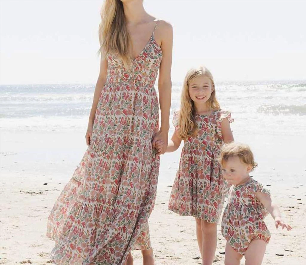 sachin and babi light blue dress Zimmermann Patience Frill Midi Dress