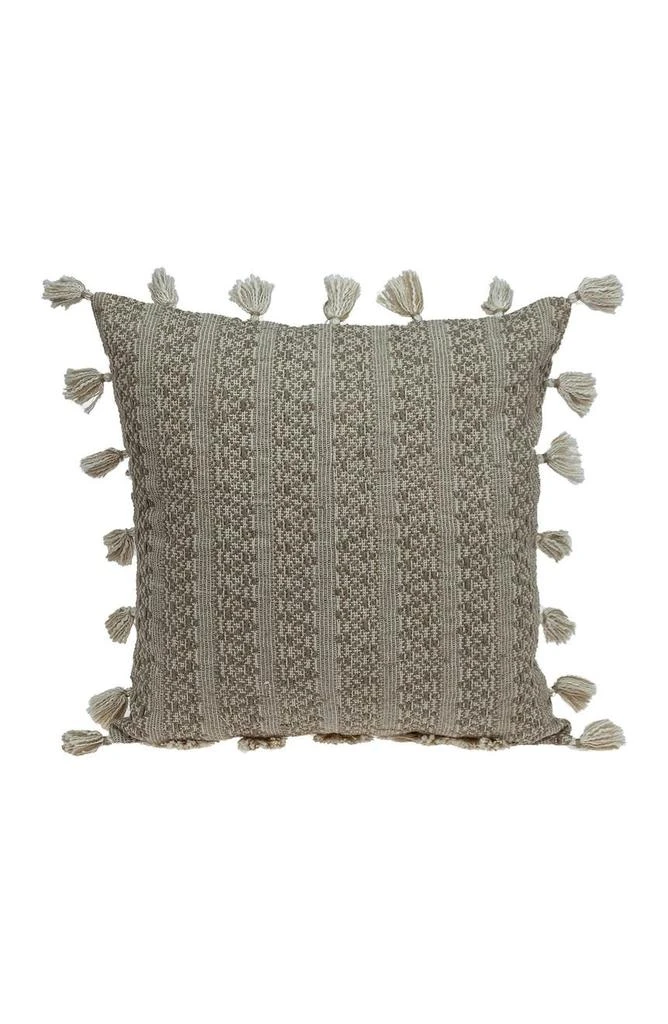 Parkland Caroline Transitional Beige Throw Pillow 1