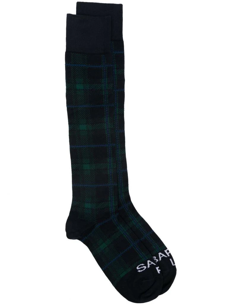 Mc2 Saint Barth MC2 SAINT BARTH - Tartan Pattern Socks 1