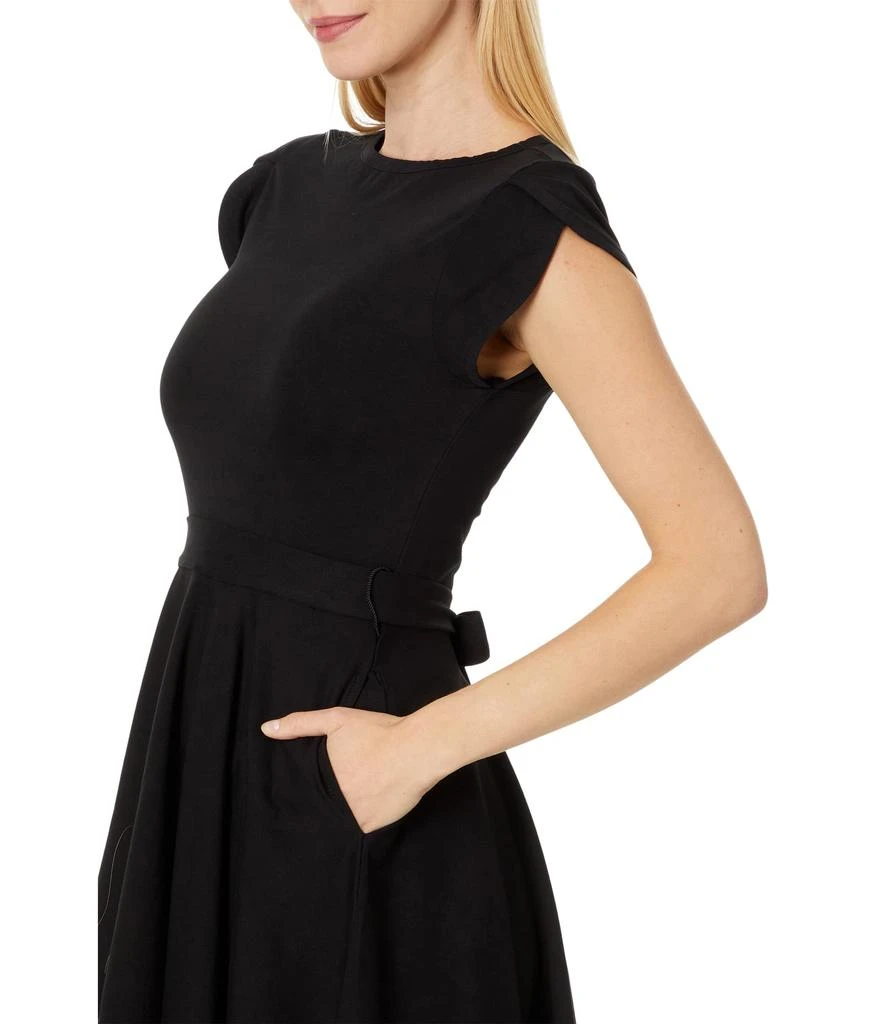 PACT Fit & Flare Petal Sleeve Dress 3