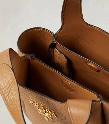 Prada Mini leather tote bag 3