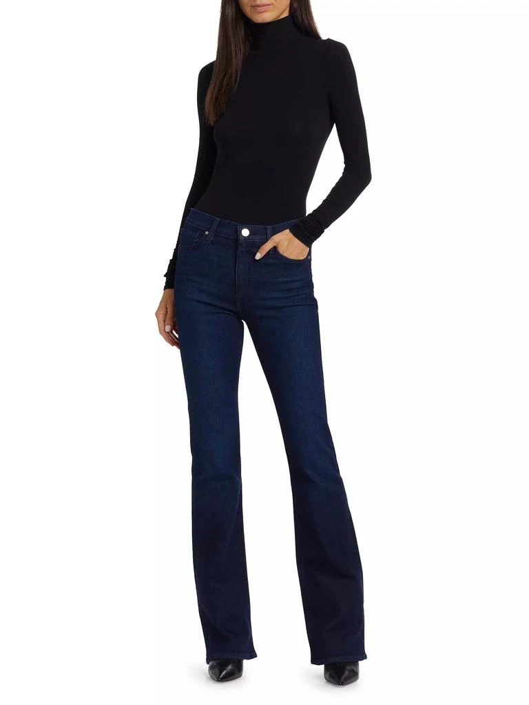 Hudson Barbara Mid-Rise Stretch Flare Jeans 2