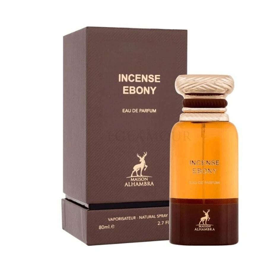 MAISON ALHAMBRA Unisex Incense Ebony EDP Spray 2.7 oz Fragrances 6290360599199 2