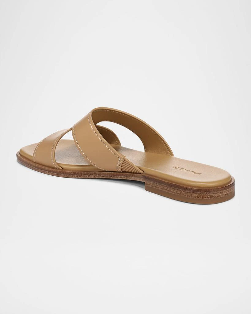 Vince Meyers Leather Flat Sandals 3