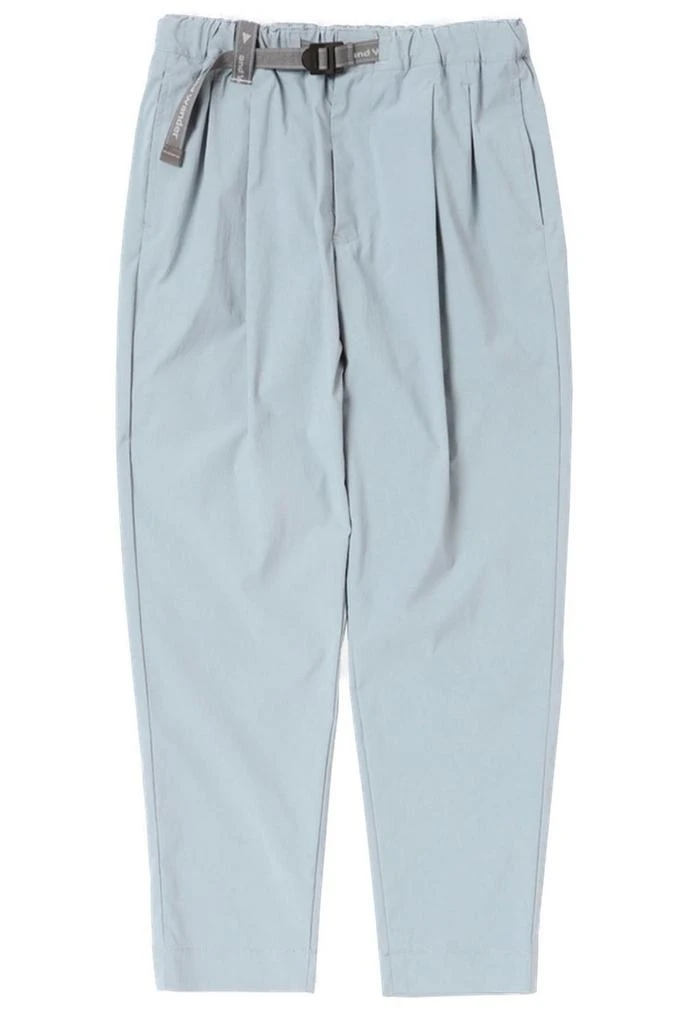 And Wander And Wander Pleated Belted Pants 1