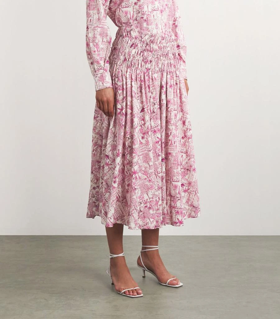 Maje Cotton Midi Skirt 3