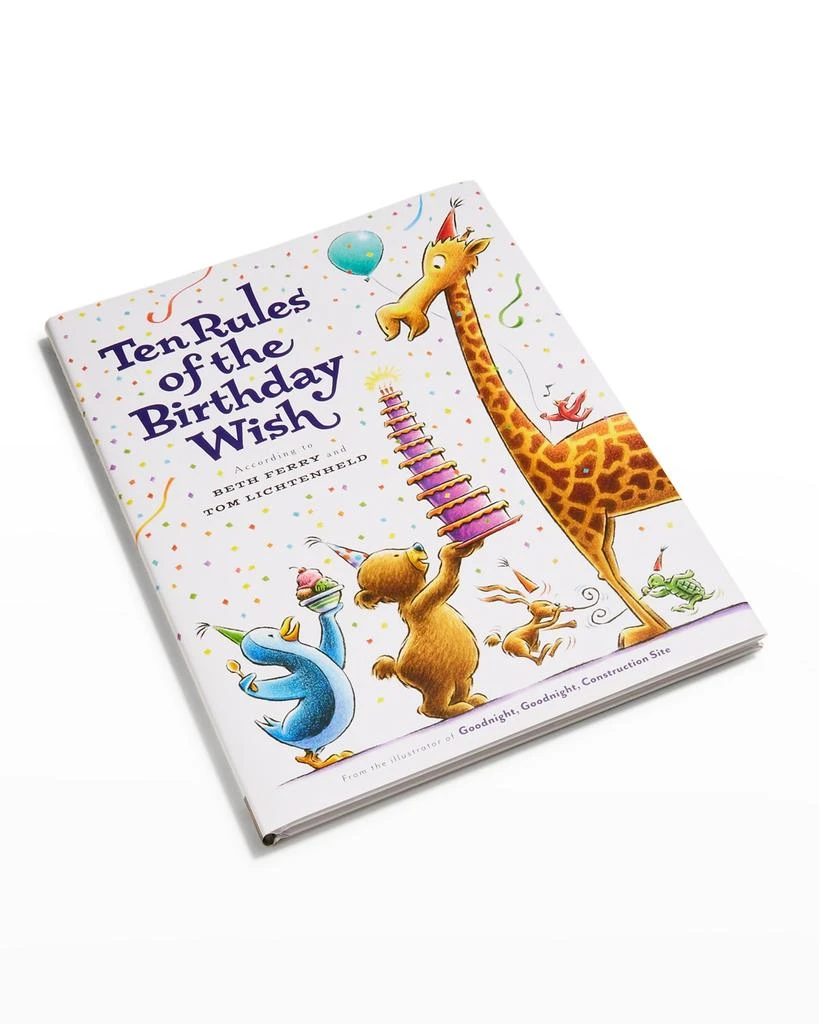Books To Bed Kid's 10 Rules Of The Birthday Wish Pajama Book Set, Size 2-6 3