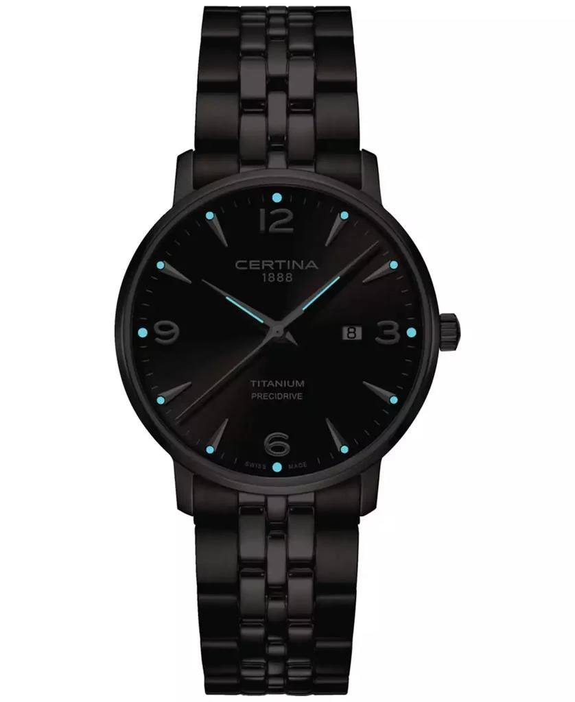 Certina Unisex Swiss DS Caimano Titanium Bracelet Watch 39mm 5