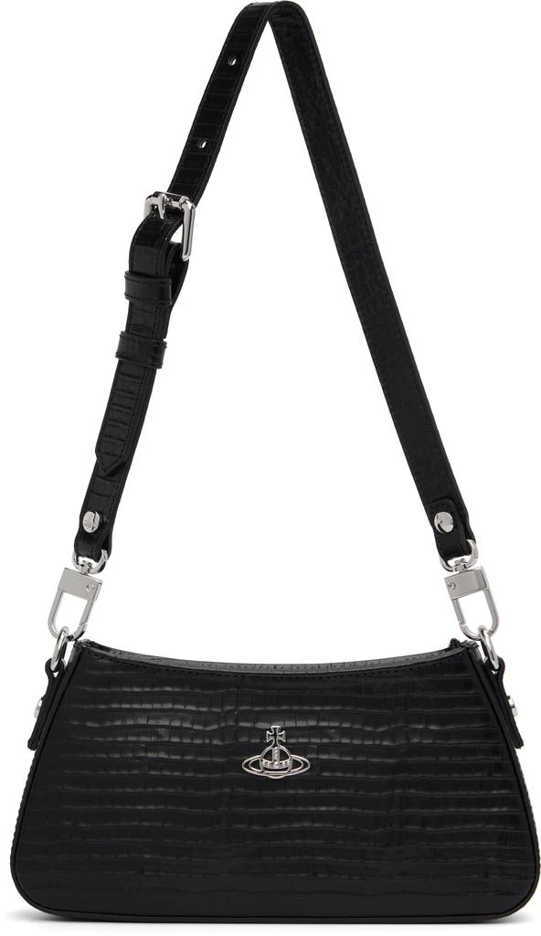 Vivienne Westwood Black Tasha Shoulder Phone Bag