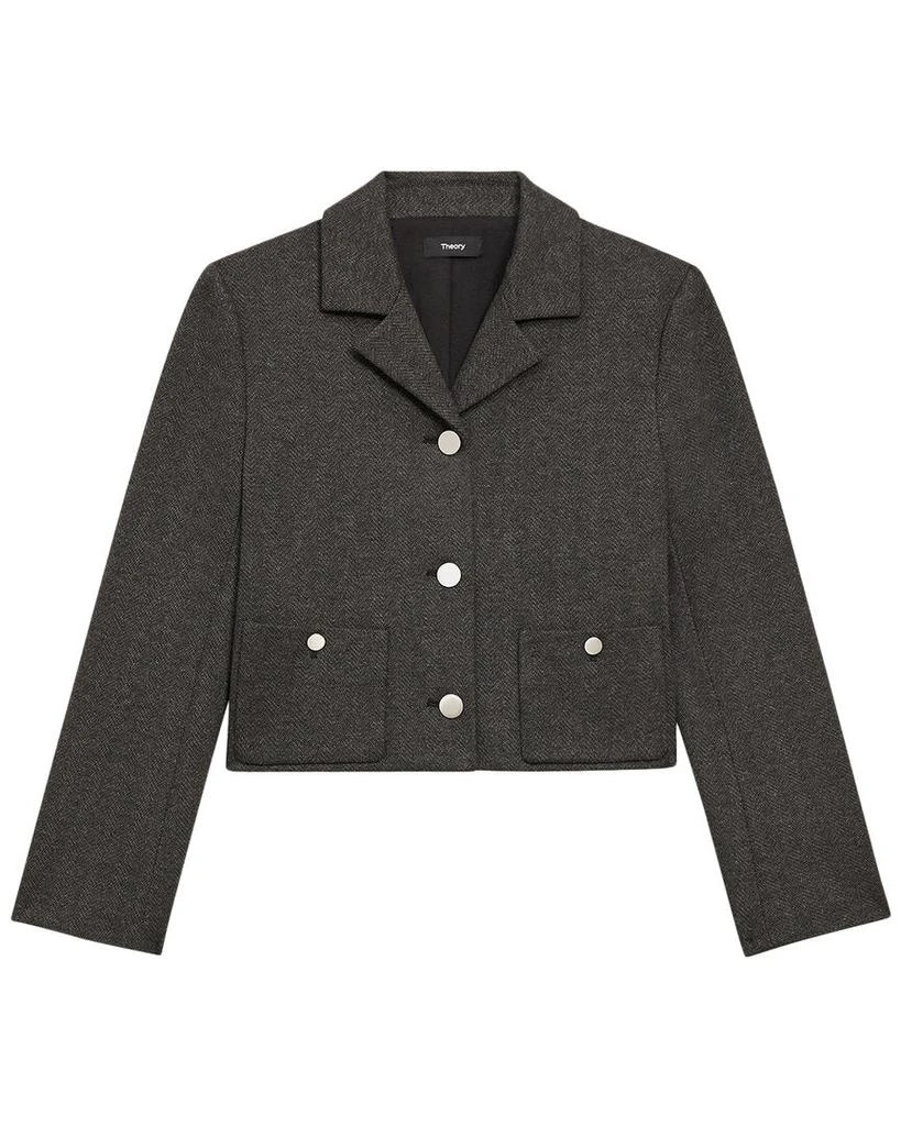 Theory Knit Boxy Crop Jacket 1