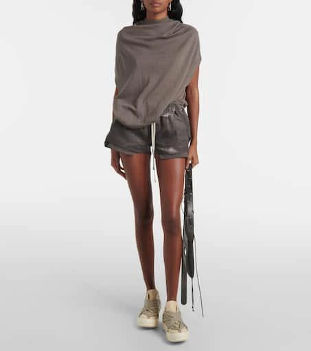 Rick Owens Hollywood Megalace suede sneakers 3