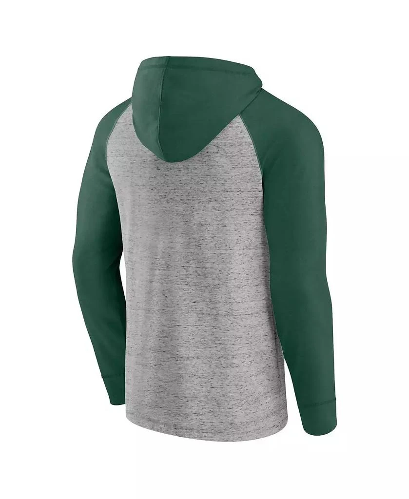 Fanatics Men's Steel Portland Timbers Deflection Raglan Pullover Hoodie 2