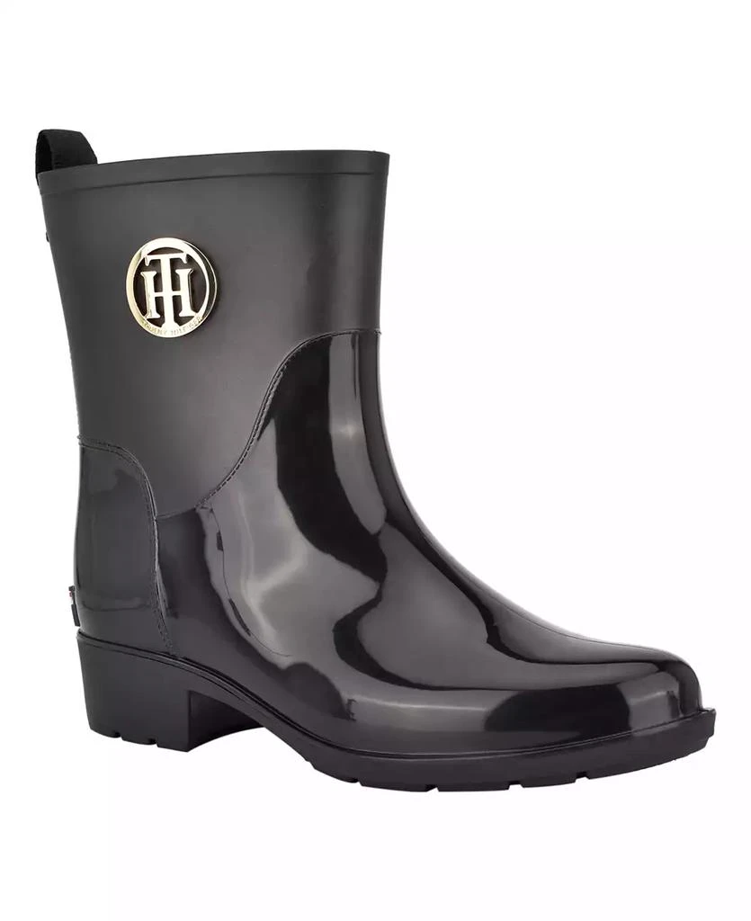 Tommy Hilfiger Women's Kippa Pull On Narrow Calf Rain Boots 1