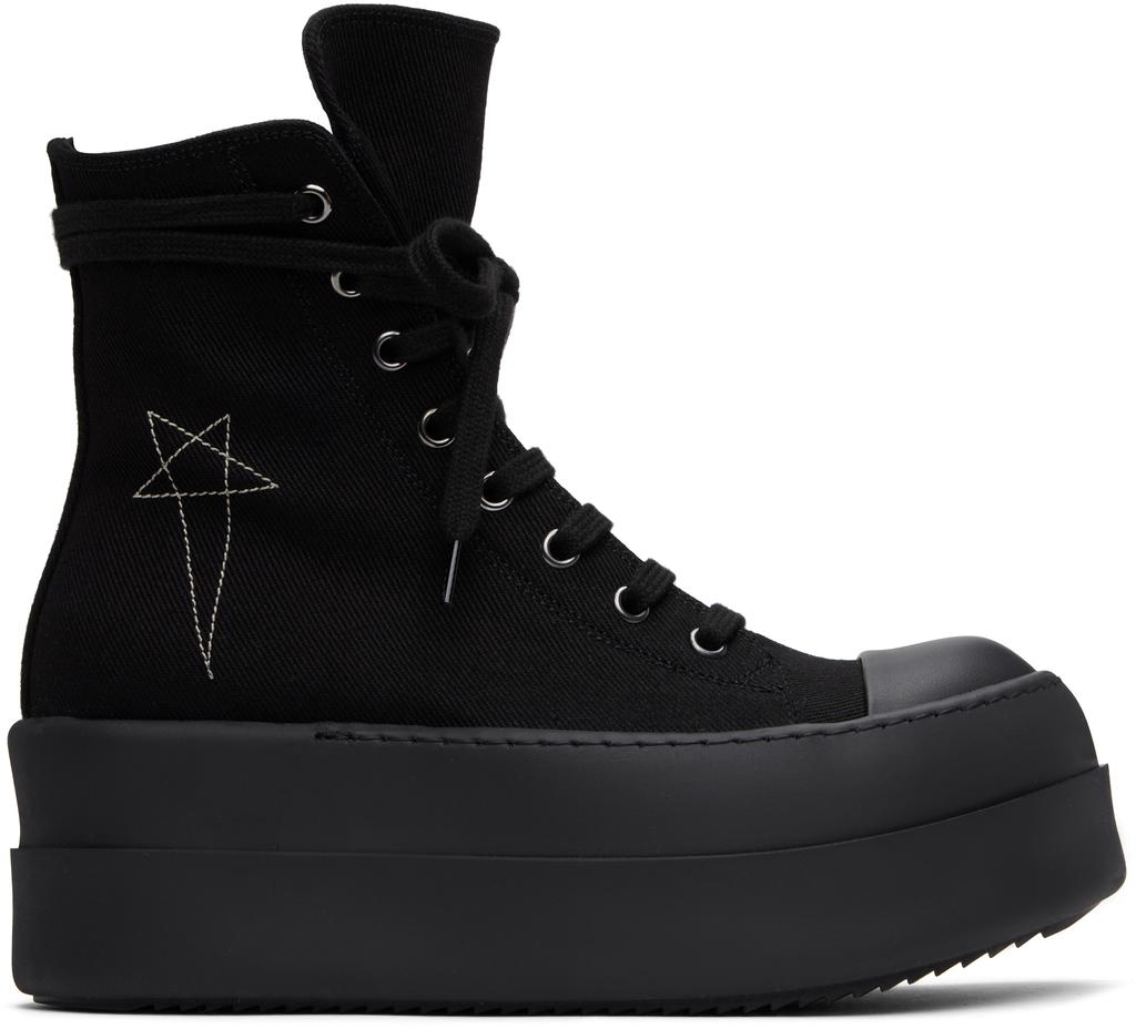 Black Hollywood Double Bumper Sneaks Sneakers – On Sale Now with