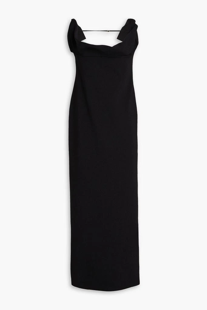 plus size satin dress long Ever-Pretty Satin Empire Waist Maxi Summer Formal Wedding Guest Dress with Pockets main image 1