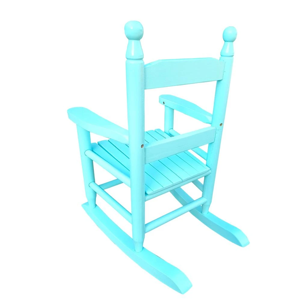 Simplie Fun Children's rocking light Light Blue chair- Indoor or Outdoor -Suitable for kids-Durable 3