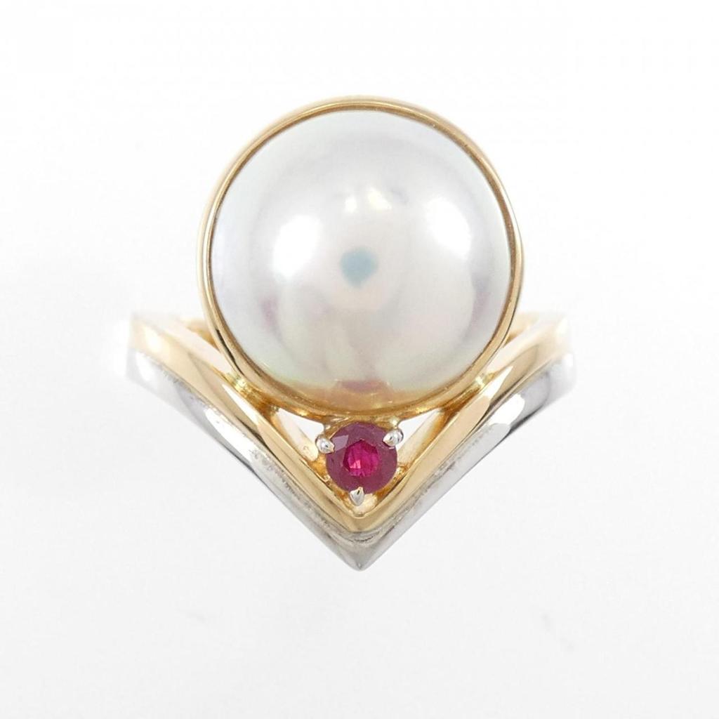 Tasaki gold (18K) yellow gold (18K) Band Ring (Pre-Owned)