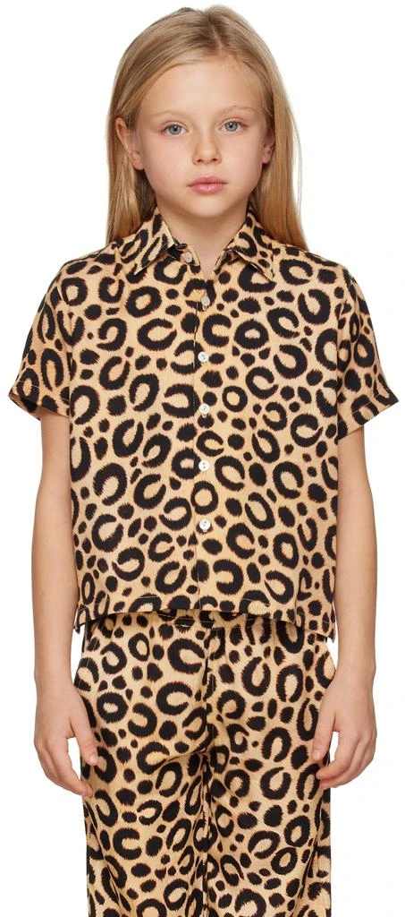 Endless Joy Kids Beige Leopard Shirt