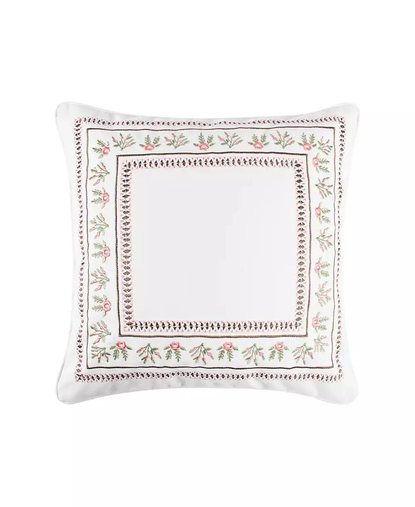Levtex Home Maileen Embroidered Decorative Pillow, 18" x 18"