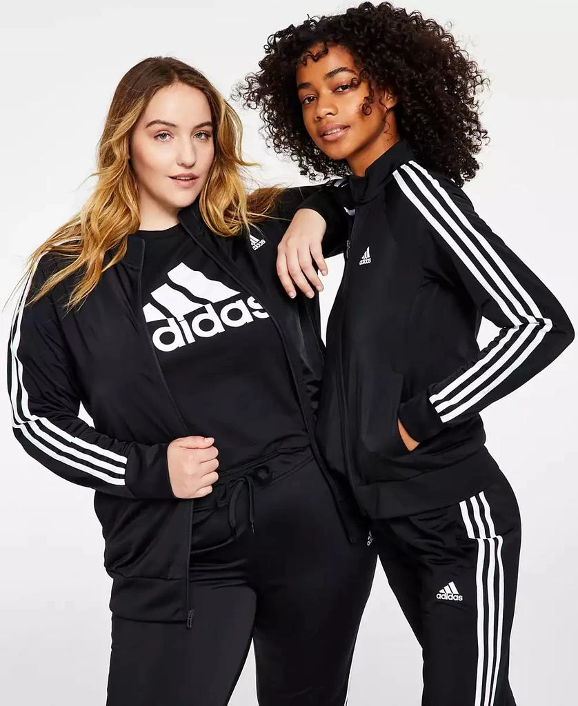 Women's 3-Stripe Tricot Track Jacket, XS- $41.25