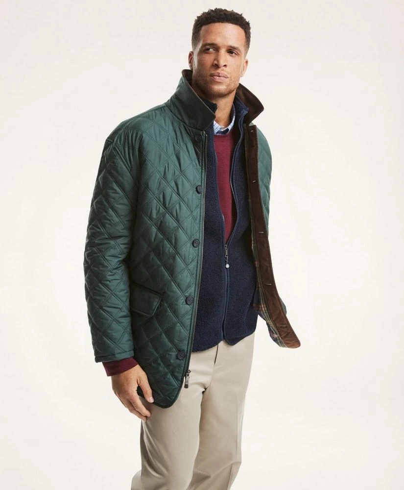 Brooks Brothers Big & Tall Quilted Walking Coat 3