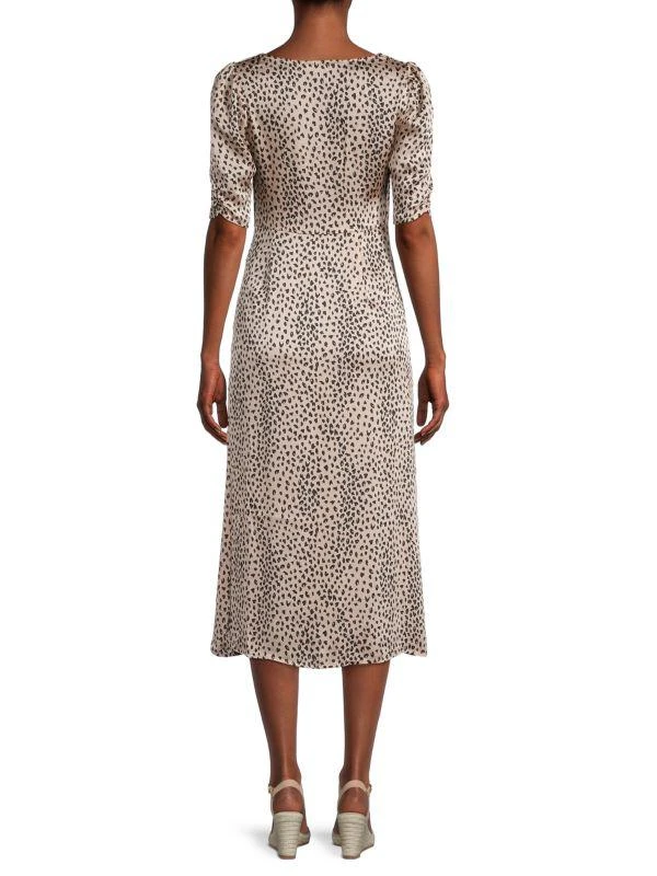 Lush Leopard-Print Cutout Midi Dress 2