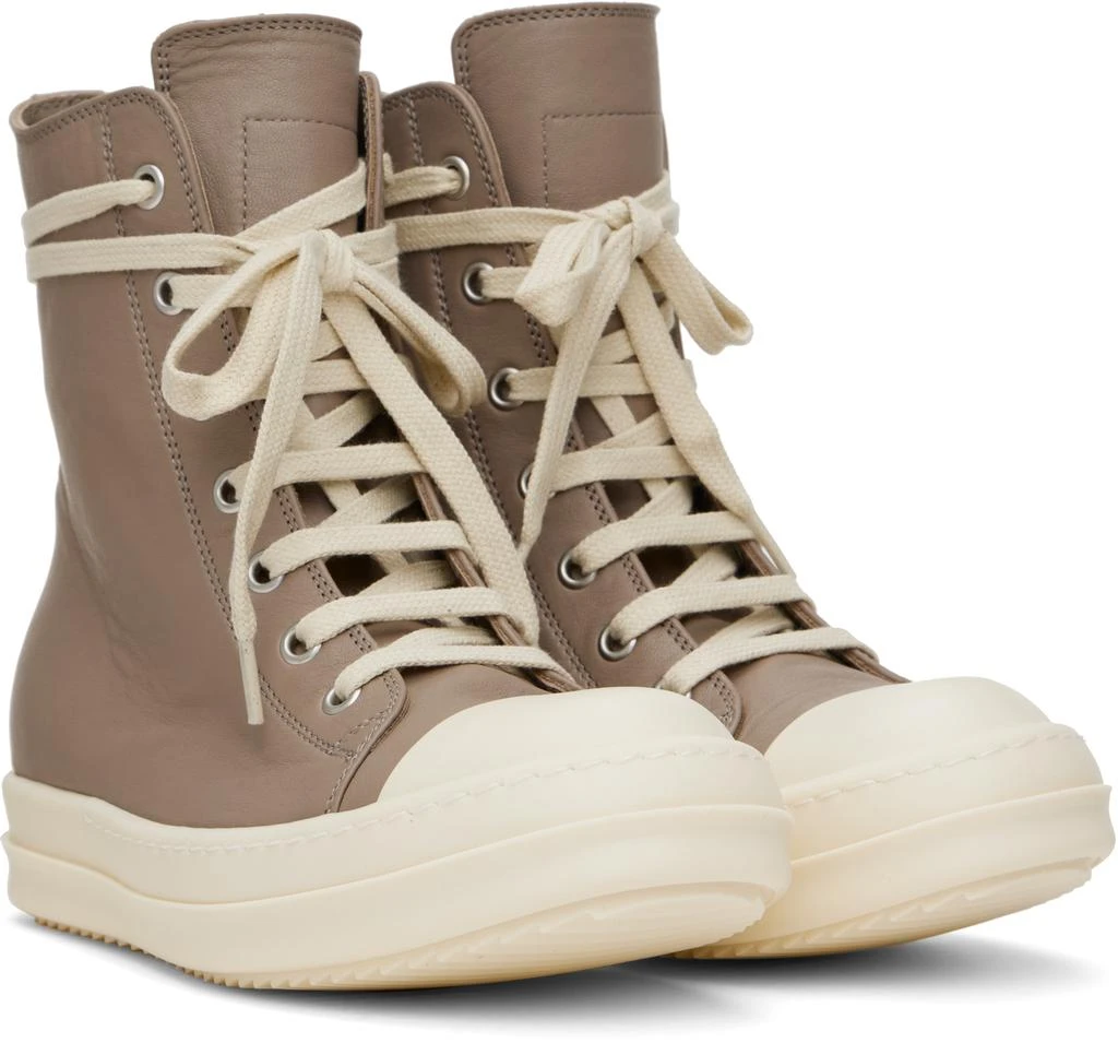 Taupe Hollywood Leather Sneakers – On Sale Now with Up to 43% Off