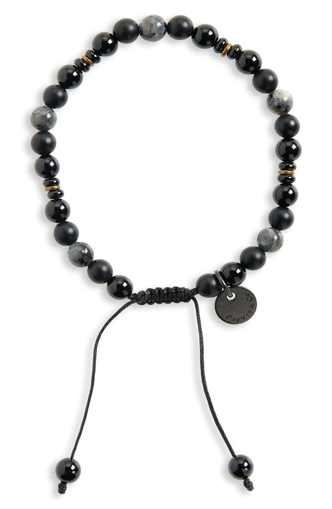 Caputo 
Co. Men
s Aura Gemstone Slider Bracelet