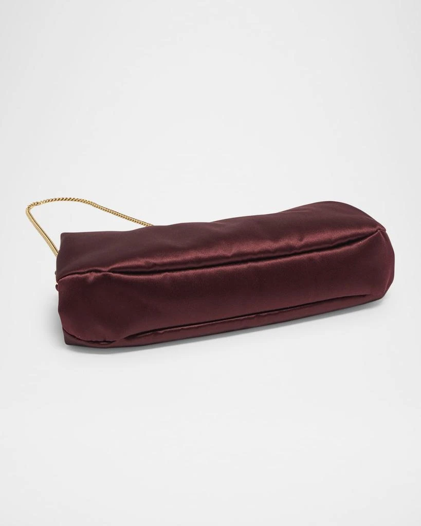 Yves Saint Laurent Small Clutch Bag in Satin with Chain 7