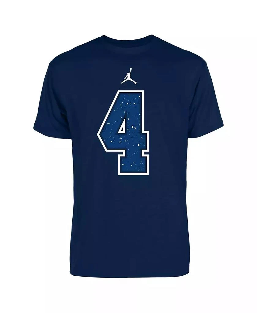 Jordan Men's Dak Prescott Navy Dallas Cowboys Name and Number T-shirt 3