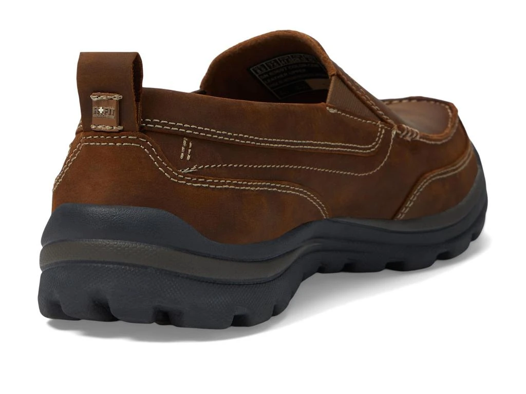 Skechers Superior Gains Mens Size 7.5 Brown Classic Leather Slip On Loafer Shoes Amazon.com | Skechers Men main image 4