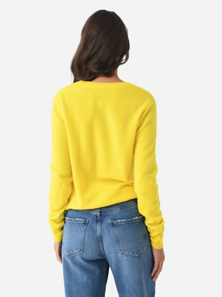 KERRI ROSENTHAL Patchwork Pullover In Lemonade