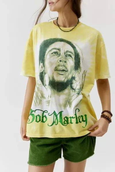 Urban Outfitters Bob Marley Tie-Dye T-Shirt Dress 1